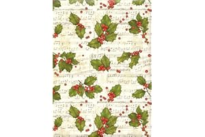 ARKRAFT carta da regalo natale 3 fogli formato 90 x 65 cm disegno natalizio (18-9115)