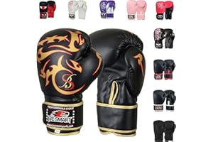 BE SMART INTERNATIONAL LTD 4oz 6oz 8oz Kids Boxing Gloves Junior Mitts PunchBag Children Gel Pad Glove