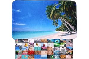 ‎SANILO Sanilo Bath Mat, Many Beautiful Bath Mats to Choose From, High-Quality, Very Soft, Fast-Drying, Washable, Caribbean, 70 x 110 cm