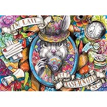 Ravensburger Puzzle 12001712 - Nostalgie Nager - farbenfrohes, fantasievolles Puzzle mit 1000 Teilen, für Erwachsene und Kinder ab 14 Jahren