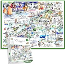 Tim Bulmer Puzzle „Komische Karte Von Frankreich“ – 1000 Teile, 66 X 50 Cm, Humorvolles Kunstwerk
