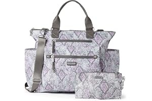 Baggallini Women's 3-in-1 Convertible Backpack with RFID Phone Wristlet