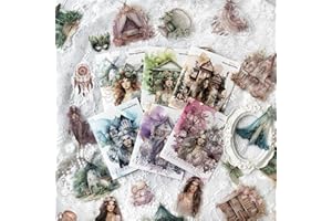 ‎TA MERRY Scrapbooking Stickers Set 180pcs Scrapbook Zubehör Aufkleber Mädchen Stickers Aesthetic Sticker für Journaling,Fotoalbum,Scrapbooking,Calendar Planner,Laptop DIY