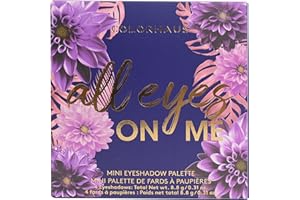 Markwins Colorhaus Mini All Eyes on Me Palette Makeup - Mini Palette Ombretti Professionali con Specchio Interno - 4 Tonalità di Ombretti Occhi in una Palette Leggera con Grafica di Fiori Selvatici