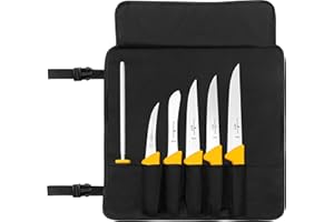 Schwertkrone Étui à Couteaux Professionnel pour Bouchers – 6 Emplacements, Durable et Facile à Transporter