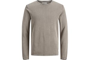JACK & JONES Jjeleo Knit Crew Neck Noos Maglia Girocollo Uomo (Pacco da 1)