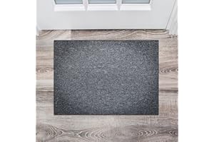 CUIMEI Antideslizante Acolchada 70 x 160 cm Antideslizante Anti Manchas Alfombra De Cocina Antideslizante con revés Antideslizante para pasillos salita y entradas, Gris Oscuro