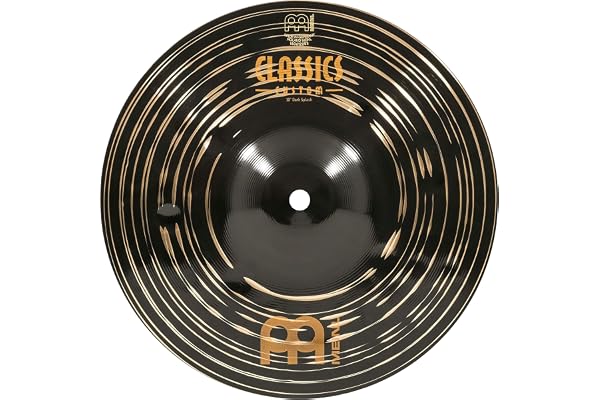 Meinl Cymbals Classics Custom Dark Cymbale Splash 10 pouces (25,40cm) pour Batterie – B12 Bronze, Finition Sombre, Fabriquée en Allemagne (CC10DAS)