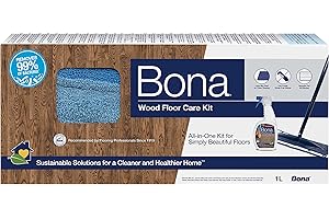 Bona Myjka do parkietu, mikrofibra, środek do czyszczenia parkietu, 1 l (1 opakowanie)