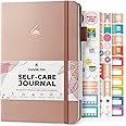 Clever Fox Self-Care Journal – Daily Reflection Notebook – Mental Health & Personal Development Planner, Meditation & Mood Log, A5 (Rose Gold)