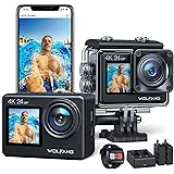 WOLFANG Dual Color Screen Action Cam GA200 4K 24MP WiFi Fotocamera 40M Impermeabile Subacquea Videocamera Casco Anti-Shock co