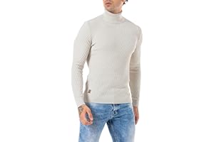 Redbridge Maglia a Collo Alto da Uomo Dolcevita Maglione