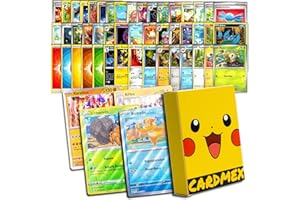 Cardmex 50 Original Monster und Trainer-Karten Deutsch – Inkl. 4 Holo & Reverse-Holos – Sammelkarten Set mit Schutzbox – aus verschiedenen Sets und Editionen