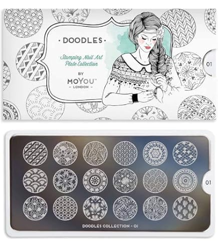 MoYou Nail Art Stamping Schablone – Alice 07 Mit Märchenland-Motiven