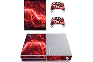 the grafix studio Red Electric Sticker/Skin xbox one s Console & Remote controller stickers, xbs9