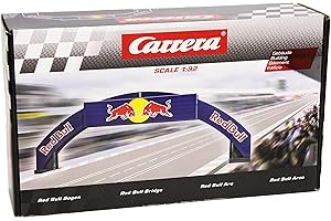 Carrera-21125 Deco Bridge Puente 'Red Bull', Multicolor, 31.8 L x 8.6 H x 18.6 W (cm) (20021125)