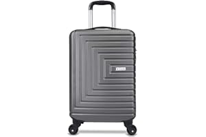 Econo® Ryanair Cabin Bag Suitcase Lightweight Hand Luggage Hard Shell 55x35x20cm fits Flybe Easyjet Jet2 Vueling and May More