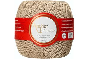 Anchor 4769016-00286 - Filato per uncinetto, 100% cotone, 286, spessore 16, 265 g