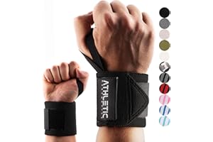 ‎ATHLETIC AESTHETICS ATHLETIC AESTHETICS Handgelenk Bandagen Fitness - Wrist Wrap (45 cm im Paar) Handgelenkbandage für Krafttraining, Fitness, Bodybuilding, Crossfit - Handgelenkstütze