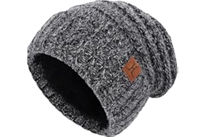 ZASFOU Femme Hiver Bonnet Chapeau Imitation Vison Velours Tricot Chaud Polaire Doublé Casquette Cadeaux pour Femmes