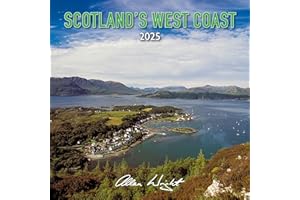 2025 Scotland Calendar: Scotland's West Coast - Wall Calendar - Month to View - 12 Month
