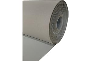 E. U. FABRICS LTD Grey CAR Headliner Fabric 2MM Foam Backed Automobile Trimmings Upholstery 140CM