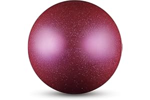 DRUNA Ball für Rhythmische Sportgymnastik Glitter 400 g 19 cm