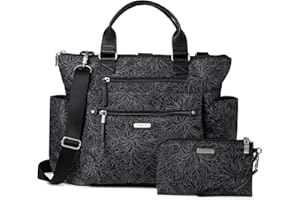 Baggallini Women's 3-in-1 Convertible Backpack with RFID Phone Wristlet