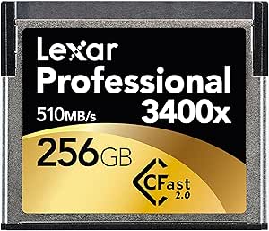 Lexar Professional 256GB 3400x Speed (510 MB/s) CFast 2.0 Memory Card Speicherkarte