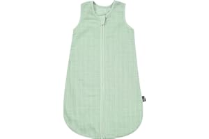 Alvi Baby Sleeping Bag & Nappy, Blaubaer, Outer Bag, Summer Sleeping Bag, Breathable, Lightweight Children's Sleeping Bag, 100% Cotton, Sleeveless Baby Sleeping Bag for Boys and Girls