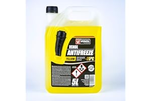 VENOL Liquide de Refroidissement Jaune -25°C Type D avec Bec verseur 5L Made in Germany