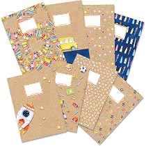 Papierdrachen 8 Sobres De Papel Scribble, 250 G/m², Ideal Para La