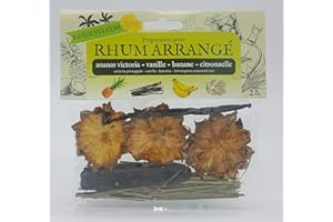Préparation pour rhum arrange ile de la REUNION saveur ANANAS VICTORIA VANILLE BANANE CITRONNELLE