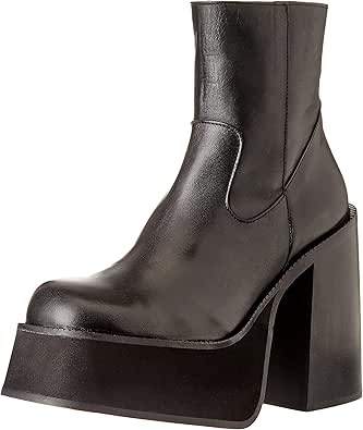 kaltur throwback black platform boots