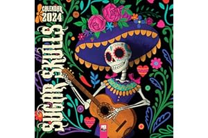 Sugar Skulls Wall Calendar 2024 (Art Calendar)