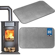 Piastra Protettiva Per Camino BBQrolling - 800x500mm, Ottone Anticato, Anticalore