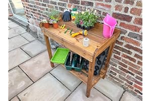 CHARLES TAYLOR GARDEN FURNITURE Charles Taylor Davenport Outdoor Garden Table - Potting/Utility Table