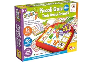 LISCIANIGIOCHI Lisciani Giochi- Carotina Piccoli Quiz Tanti Amici Animali Gioco, Multicolore, 80021