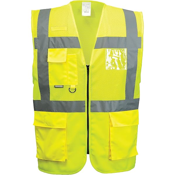 Gilet Alta Visibilità Con 2 Fascia Riflettente E 1 Tasca ,Bretelle Catarifrangente Running Bande - Foto 2