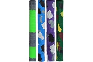SportAxis Premium Bat Grips - Grips For Cricket Bats, Softball, Baseball & Racquets - Excellent Shock Absorption Rubber Grips - Comfortable Grip Tapes