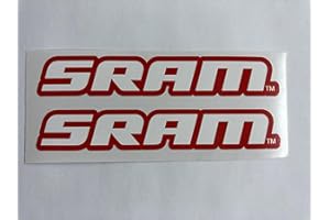 SBD Decals 2 SRAM Adhesivos w Adhesivos Rojas