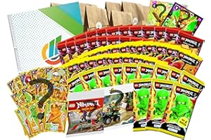 COLLECT-IT.DE MY HOME OF CARDS + TOYS Ensemble Ninja Go Le calendrier de l'Avent ultime avec cartes à collectionner avec séries 8, 8 niveaux Next & 9 ! + pochettes exclusives collect-it