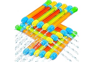Sloosh 24 pcs Water Blaster Soaker Gun Water Squirter Water Soaker for Kids Summer Swimming Pool Beach Sand Outdoor Water Activity Fighting Play Toys,16.5''/41.9cm