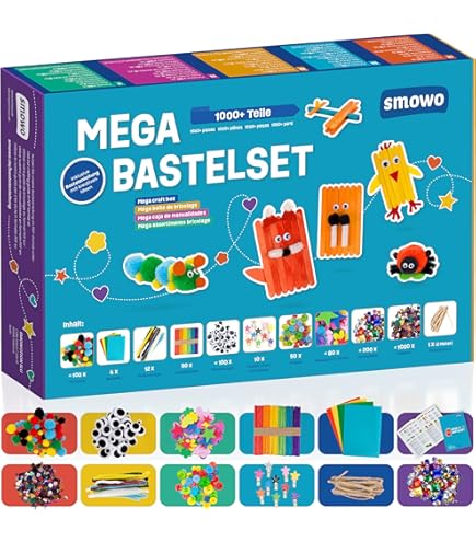 Bookoli Too Cute Wasserperlenkunst-Set – Mit 90 Projekten & 24-seitigem Buch Für Kinder Von 4–6 Jahren