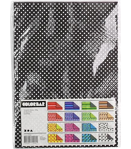 2 Cartoncini Gialli A4 A Pois Bianchi | Per Scrapbooking E Fai Da Te | Grammatura 200g/m² - Foto 7