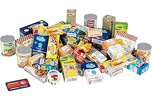 Theo Klein 7206 Set d'accessoires en Ligne Garni de Produits français I Boîtes et conserves pour la Boutique incluses I Jouet pour Enfants à partir de 3 Ans