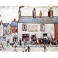 Stateoftheart-uk L S Lowry Print - CHIP SHOP - On Textured Art Paper - 16 x 12inch Image Plus Small Border