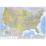 Close Up Poster USA XXL 2019 - MAPS in Minutes (140cm x 100cm)