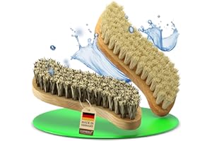 FEINHOLZ Cepillo de Limpieza hogar en Paquete Doble, Cepillo Juntas Limpieza hogar, Fabricado en Madera en Lugar de plástico, Producido en Europa