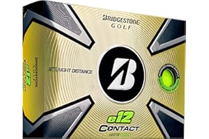 2023 Bridgestone Golf e12 Contact Golf Balls, White